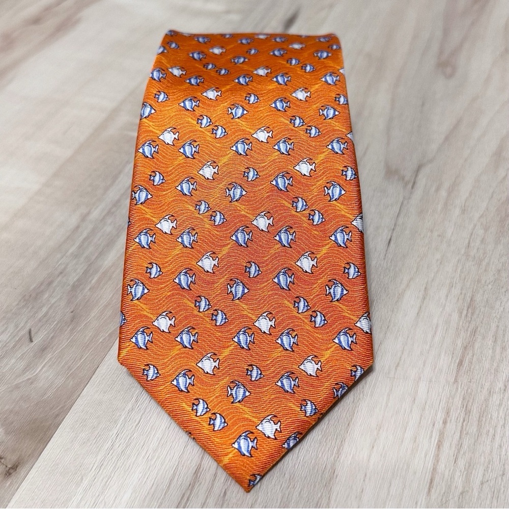 Tommy‎ Hilfiger Fish Silk Neck Tie